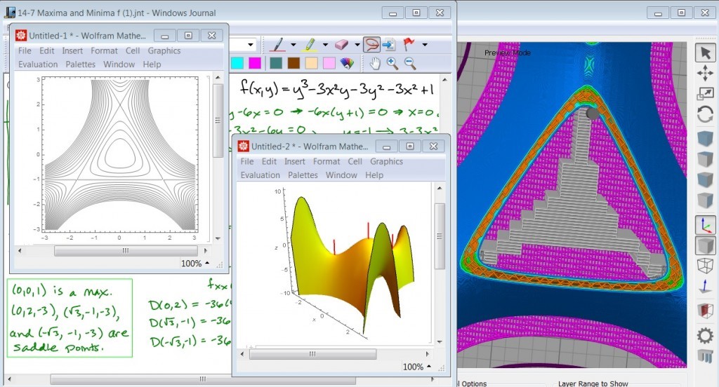 Simplify3D - 3D printing math equations