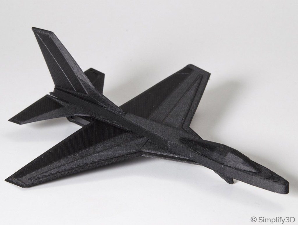Simplify3D - carbon fiber filament jet