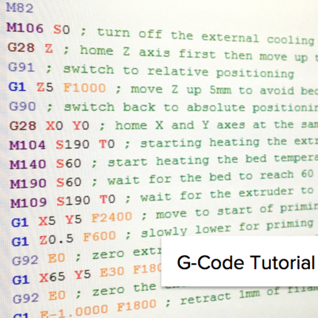 Simplify3D - g-code tutorial