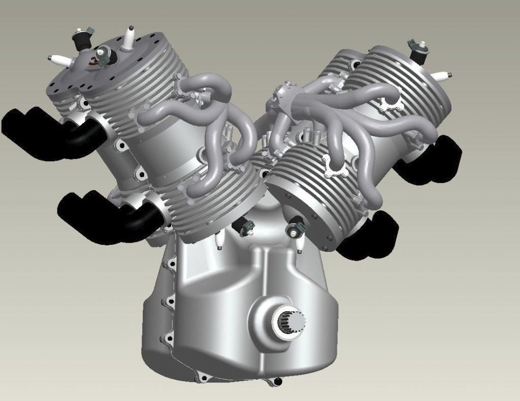 Simplify3D - 3D model of engine cylinder