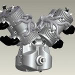 Simplify3D - 3D model of engine cylinder