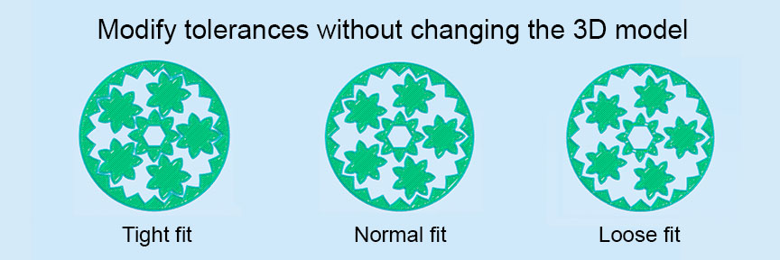 Simplify3D - adjusting tolerances