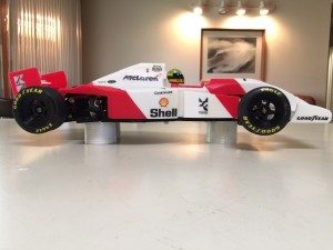 Simplify3D - 3D printed Senna race car side view