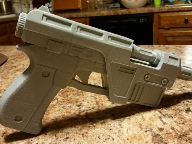 Simplify3D - 3D printed Star Wars blaster