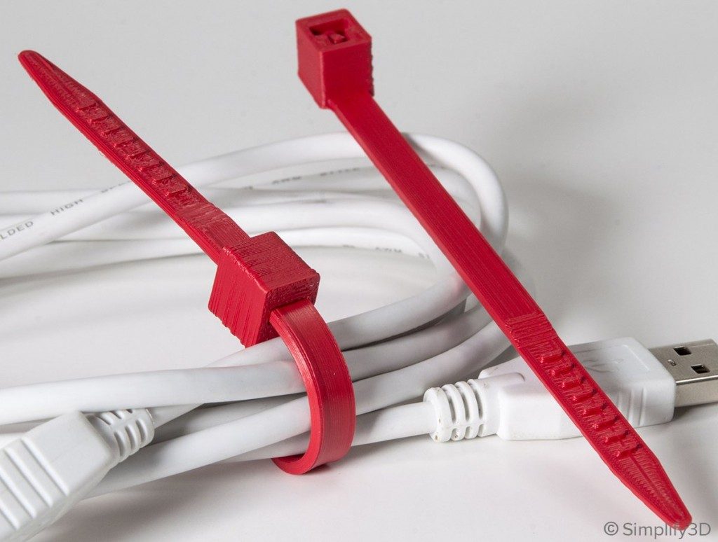 Simplify3D - Nylon filament zip ties