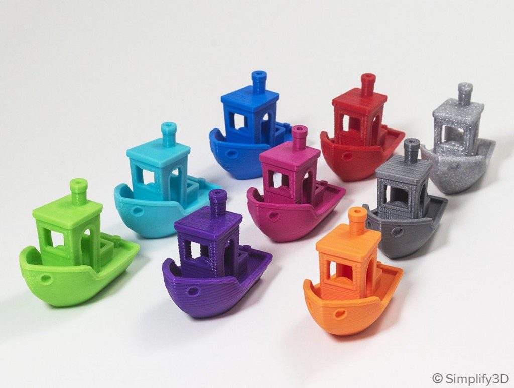 Simplify3D - PLA filament boats