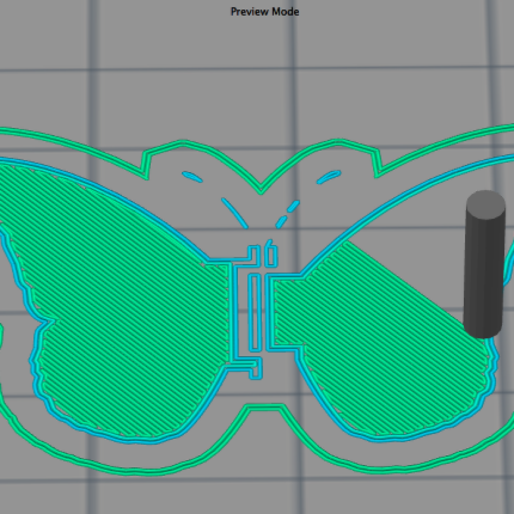 Simplify3D - first layer with rectilinear pattern