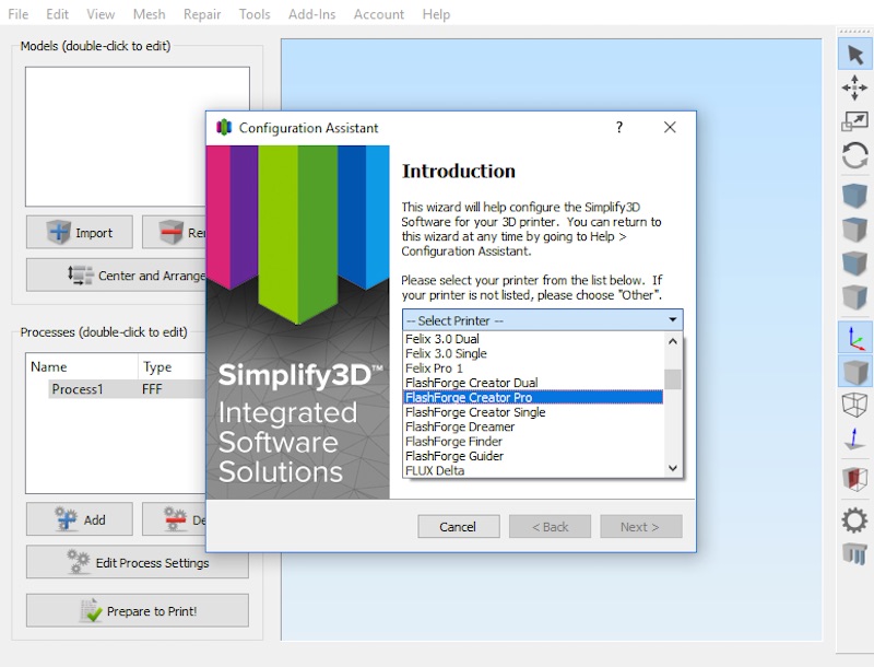 simplify3d creator simplify3d creator