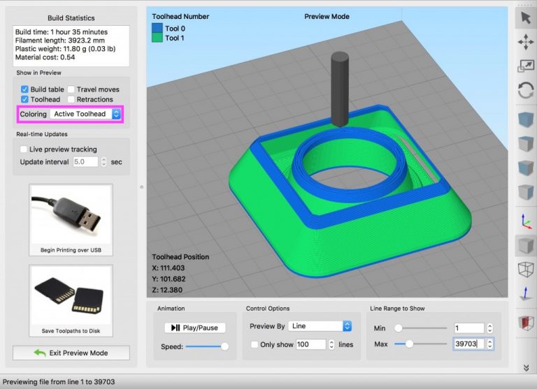 Printing With Multiple Extruders Simplify3D Software