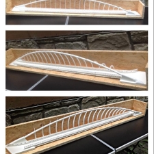 Simplify3D - 3D printed bridge