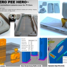 Simplify3D - 3D printed camera casing
