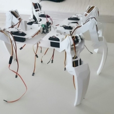 Simplify3D - 3D printed hexapod robot