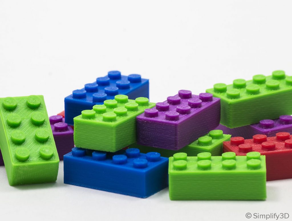 Simplify3D - ABS lego blocks